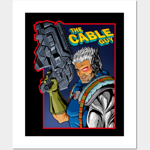 Cable Guy Wall Art by sk8rDan